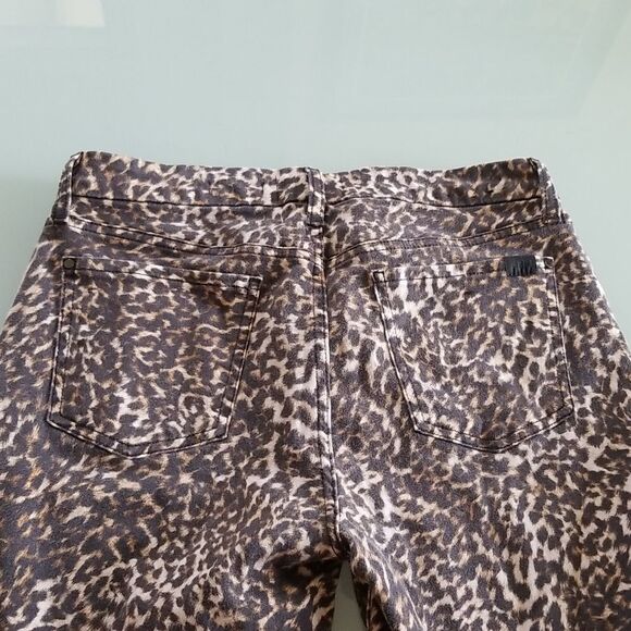 Jen 7 by 7 For All Mankind Animal Print Ankle Skinny Jeans - Picture 7 of 10